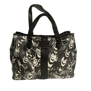 Vintage L.A.M.B by Gwen Stefani ~ Percy Handbag/Purse Black White NWOT